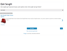 Tablet Screenshot of eskisevgilim.biz